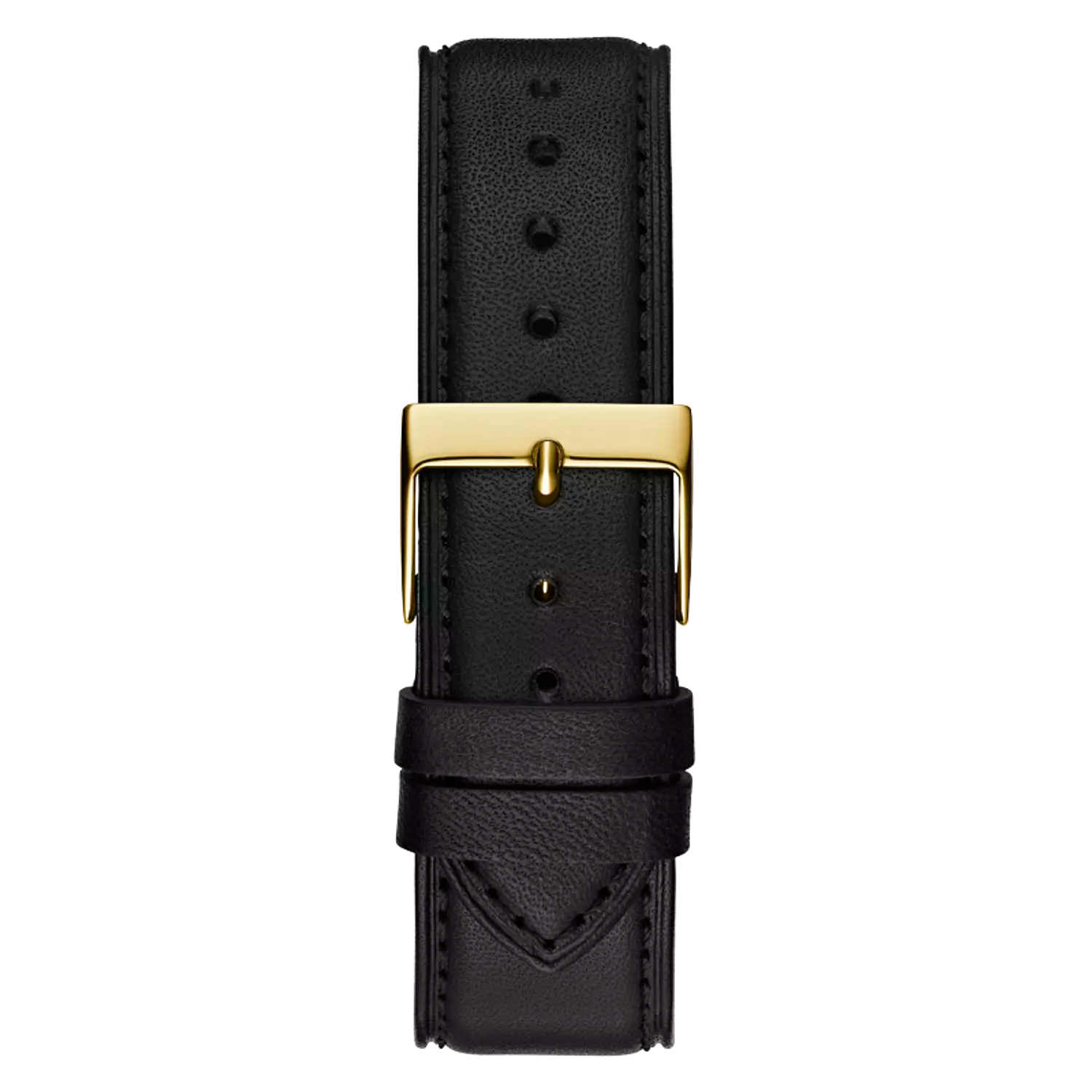 Guess Men's Analog Watch with Black Leather Strap