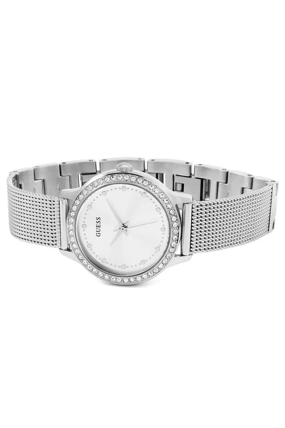 ساعة جييس Chelsea نسائية – ميناء فضي وسوار شبكي فضي