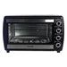 Electric oven with a fan and lamp, 55 liters, 2200 watts, moreoven55 - black - Safqqa Egypt