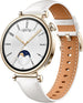 HUAWEI WATCH GT 4 41mm (ARA-B19) Smartwatch – White, White Leather Strap