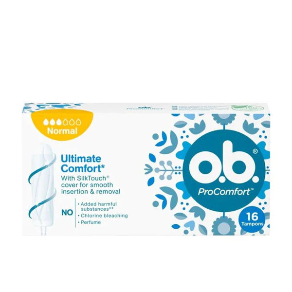 O.B. ProComfort Tampons Normal – Pack of 16