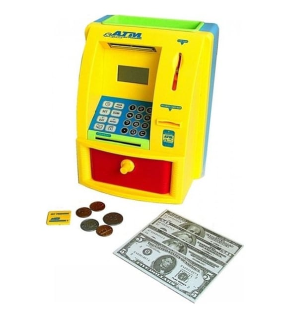 Money piggy bank game for kids