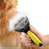 JW GripSoft Grooming Double Row Undercoat Rake