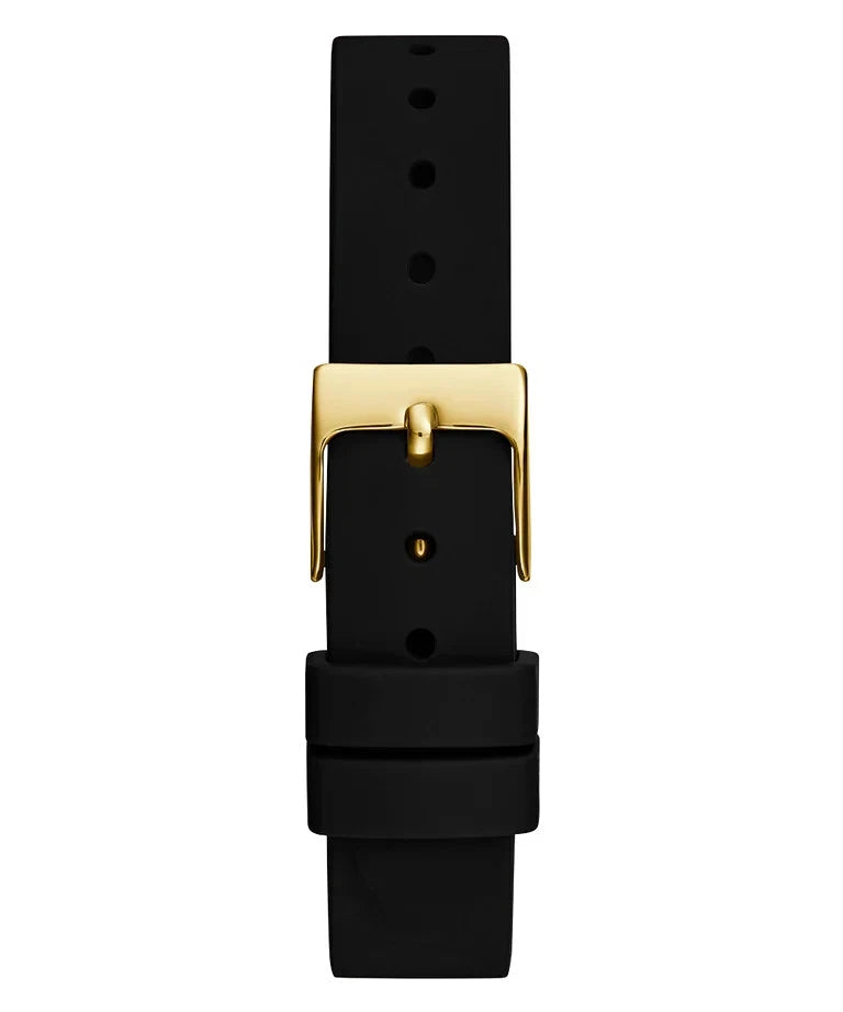 ساعة جيس نسائية باللون الأسود والذهبي بحركة كوارتز