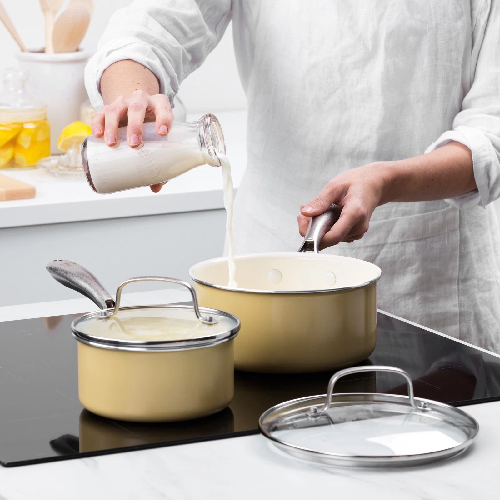 GreenLife Cookware & Utensils Set Ceramic Non-Stick Oven Safe - Safqqa Egypt