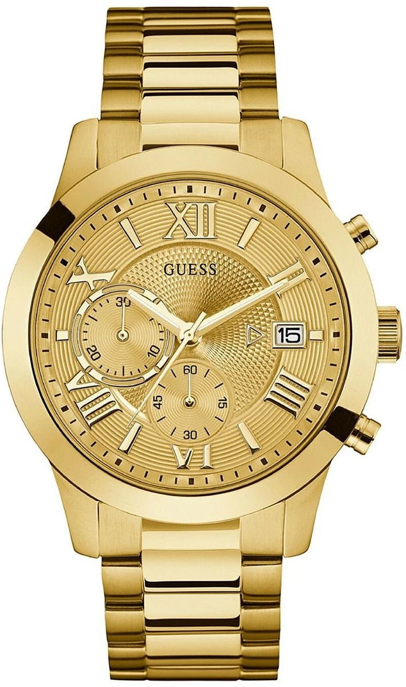 GUESS Men’s Atlas Gold Watch