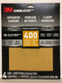 3M Sandblaster 20400-G-4 – 11"x9" 400 Grit Ceramic Sandpaper (4 Pack)