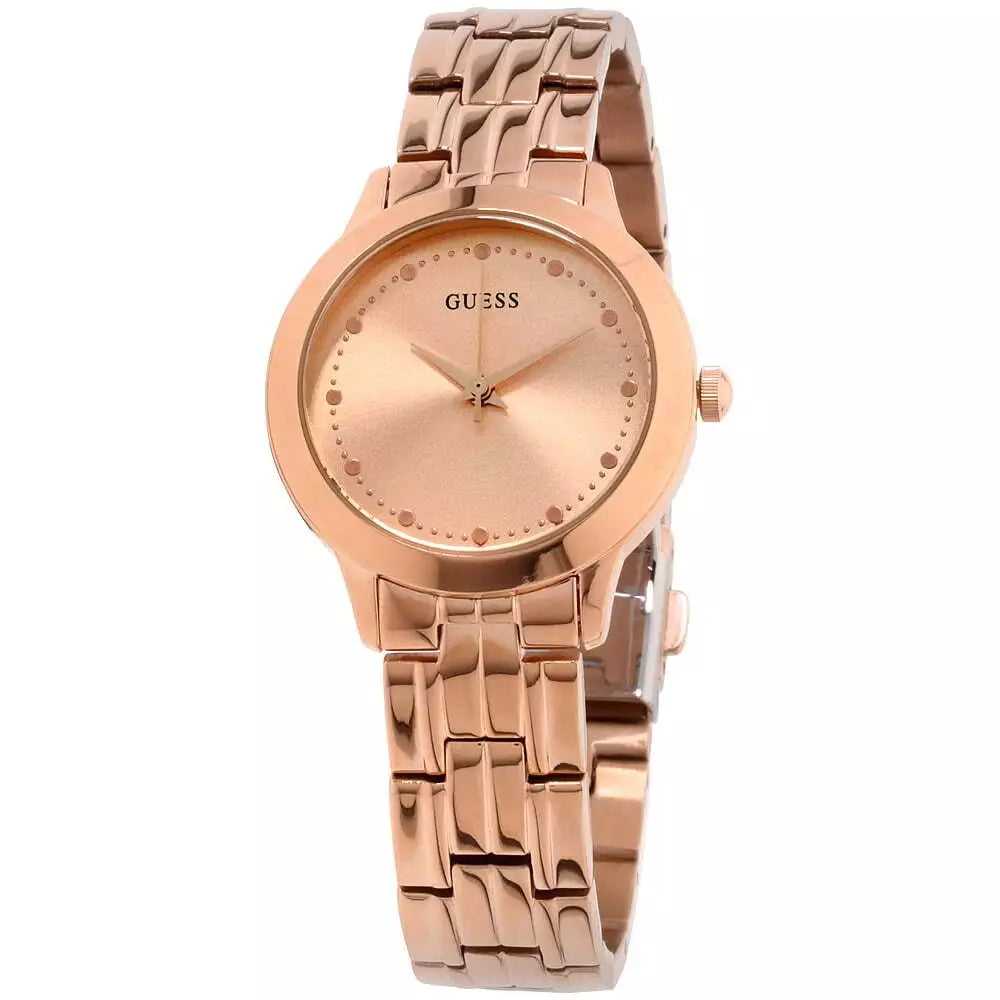 ساعة GUESS نسائية Iconic – ستانلس ستيل وحركة كوارتز يابانية