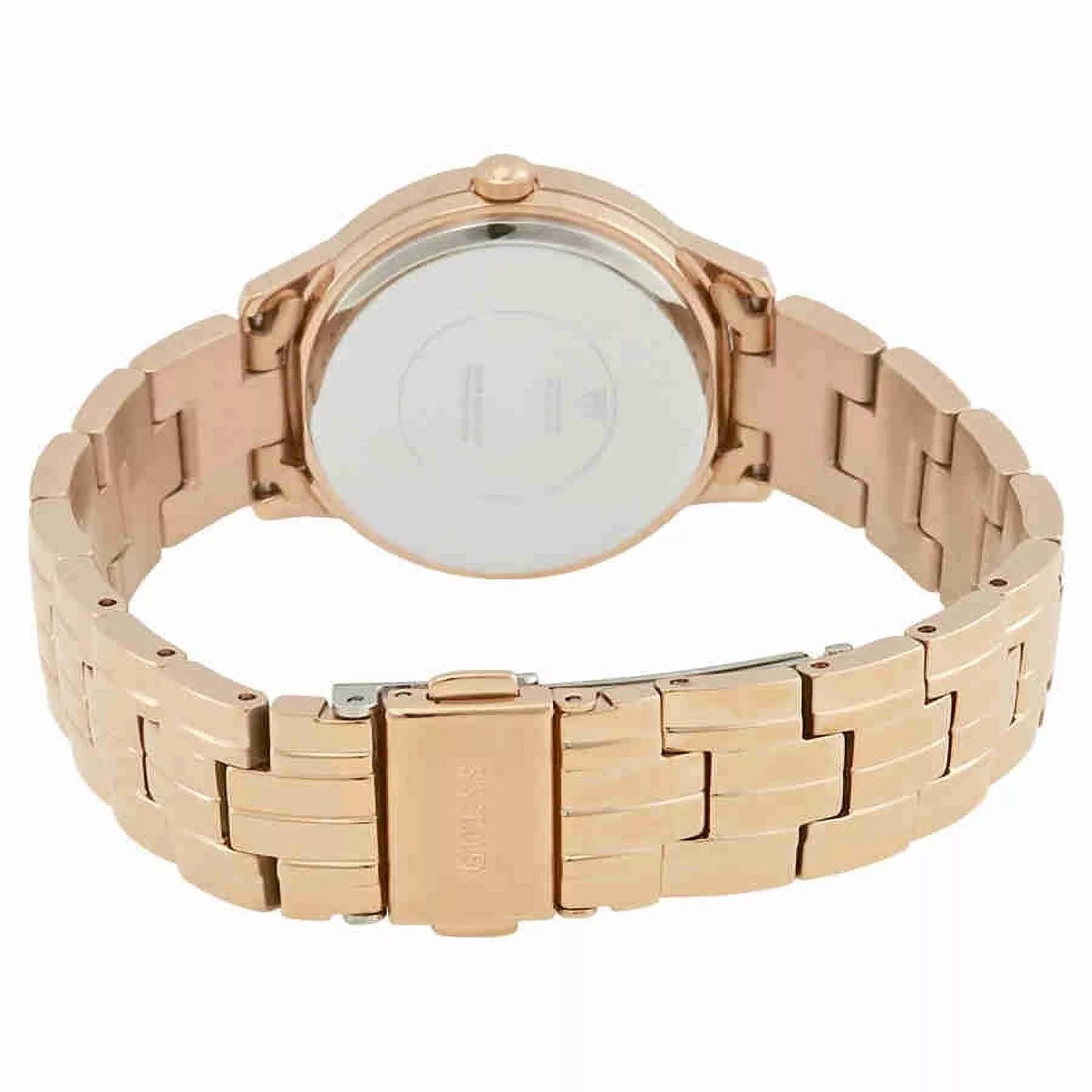 ساعة GUESS نسائية Iconic – ستانلس ستيل وحركة كوارتز يابانية