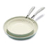 GreenPan Frying Pan Set 20/26cm Artizan 2 Piece Non-Stick PFAS-Free - Safqqa Egypt