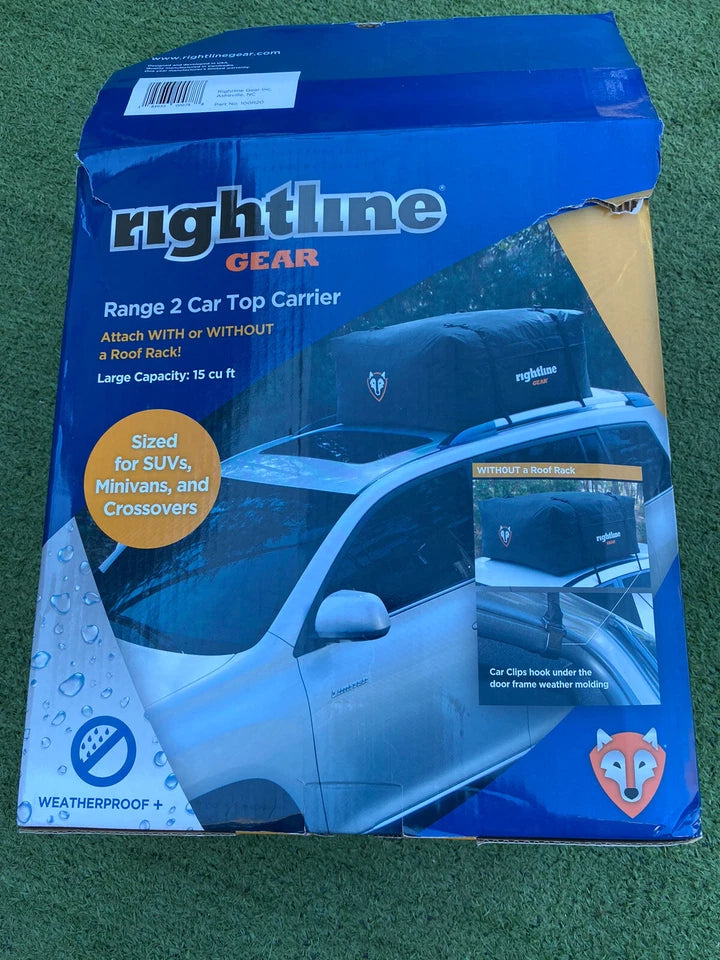 حامل أمتعة علوي للسيارة Rightline Gear 100R20 Range 2 – مناسب للـ SUV، الميني فان، والكروس أوفر (علبة تالفة)