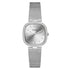 Guess Tapestry Rounded Square Silver Dial Stainless Steel Strap Women’s Watch