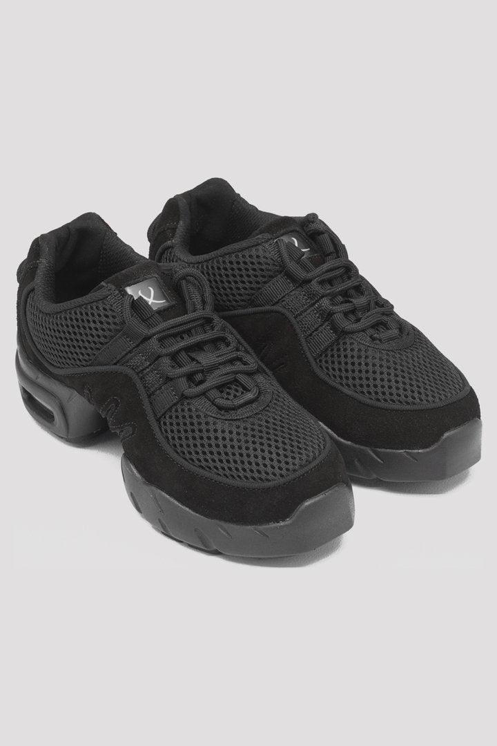 Lace-up dance shoe with split sole - lightweight with built-in arch support