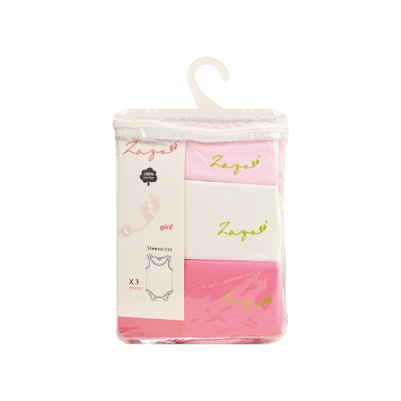 Pack of 3 Bodysuits for Baby Girl B02