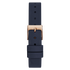 Guess Ladies Round Watch with Navy Silicone Strap