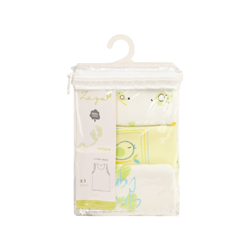 Baby Unisex Undershirts Pack OF 3 F01