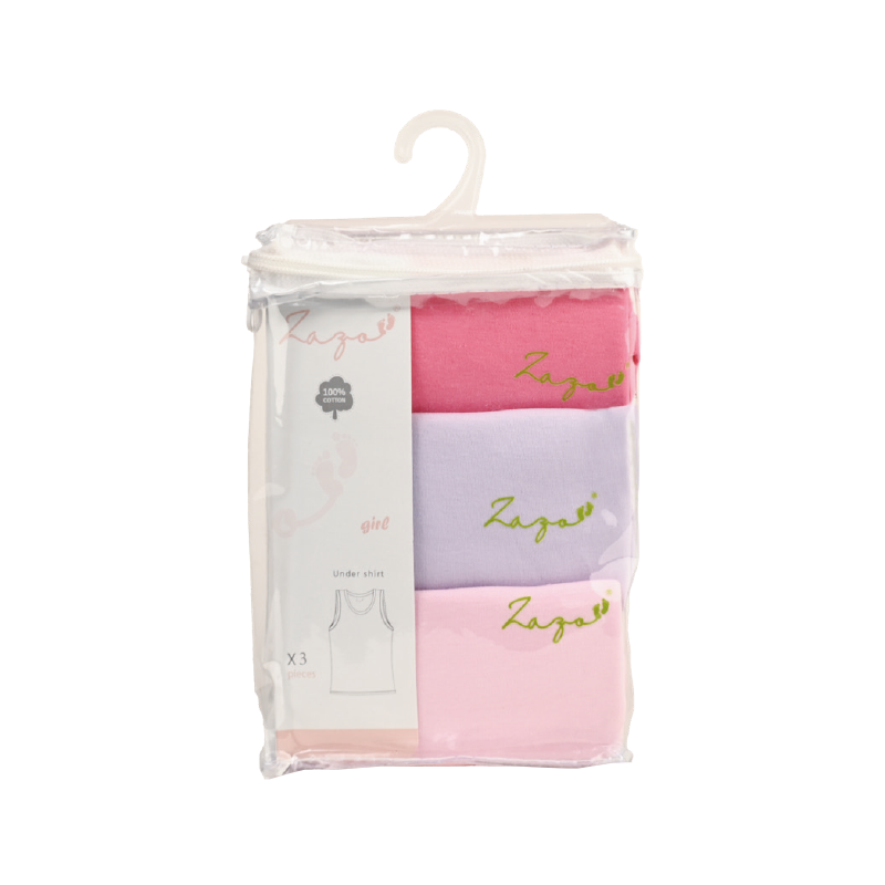 Baby Girl Undershirts Pack OF 3 F02