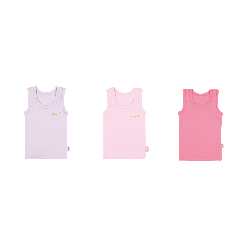 Baby Girl Undershirts Pack OF 3 F02