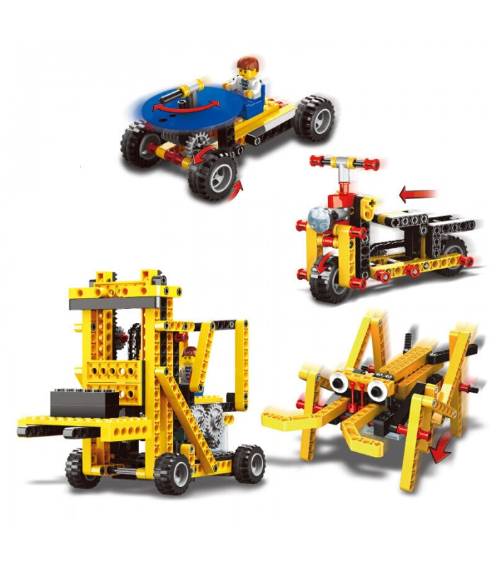 WANGE Power Machinery Forklift 1403 Building Block Learning Toy Set