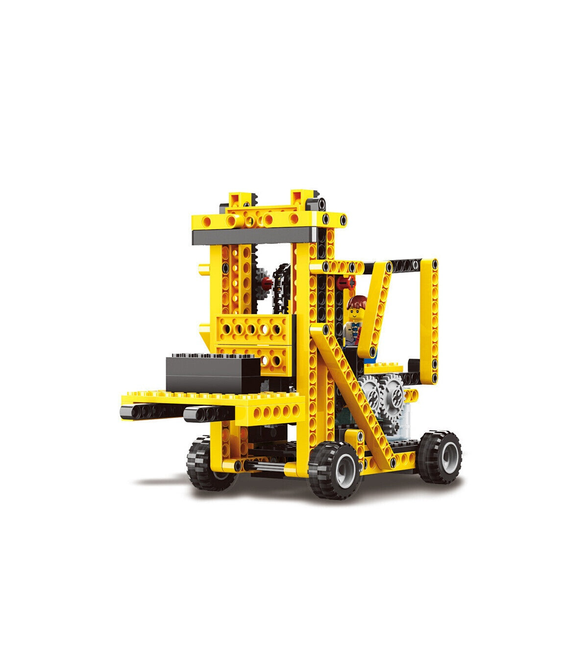 WANGE Power Machinery Forklift 1403 Building Block Learning Toy Set