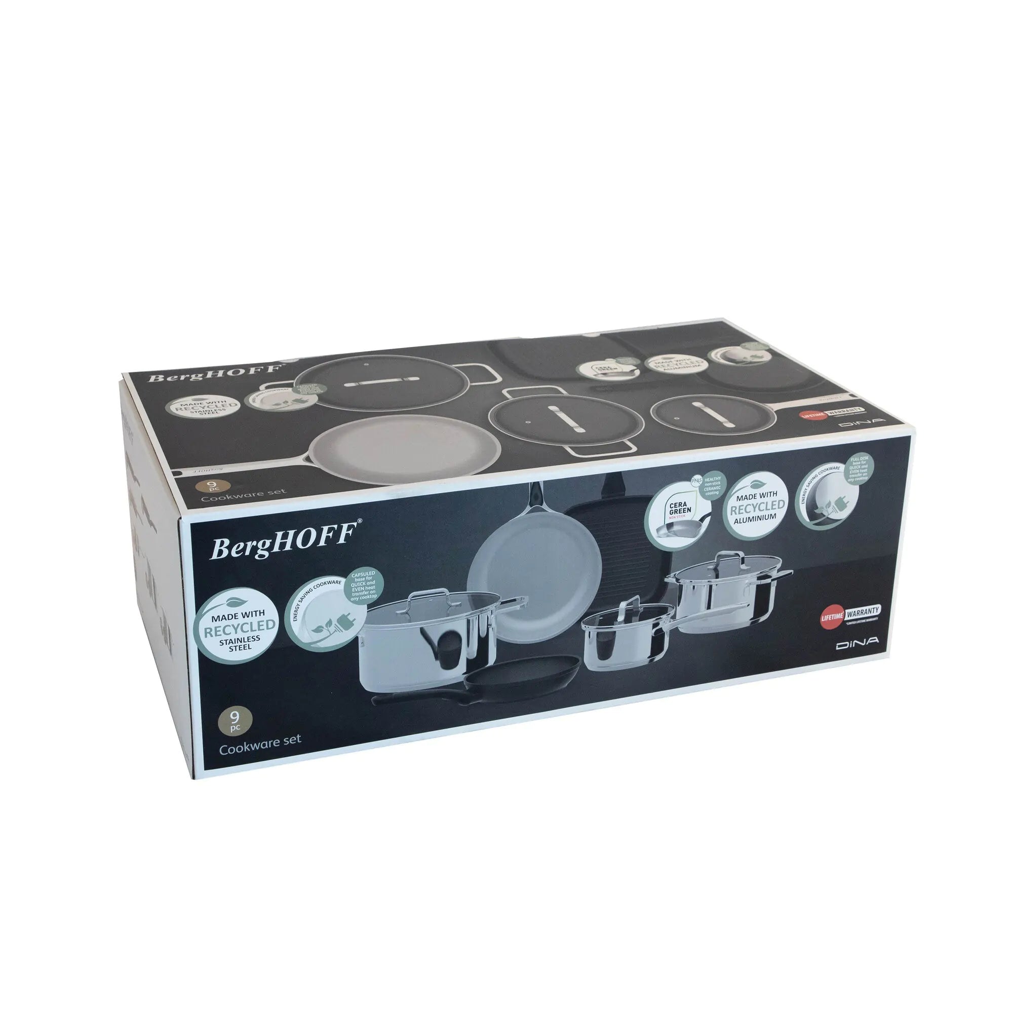 BergHOFF 9-pc cookware set Helix - Safqqa Egypt