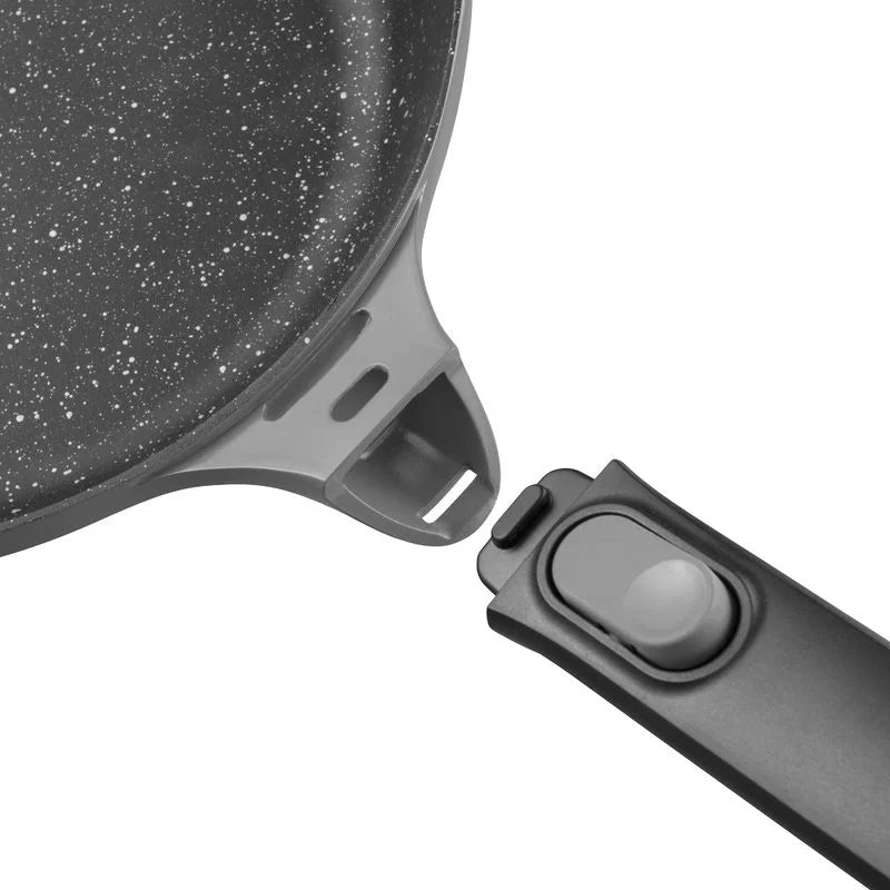 BergHOFF Frying Pan With Detachable Handle Grey - Safqqa Egypt