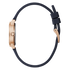 Guess Ladies Round Watch with Navy Silicone Strap