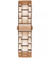 Guess Glitter Diamonds Pink Dial Rose Gold Steel Strap Women’s Watch