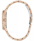 Guess Glitter Diamonds Pink Dial Rose Gold Steel Strap Women’s Watch